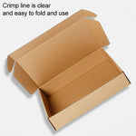 100 hộp giấy Kraft đóng gói vận chuyển, kích thước: Q4, 20x10x4cm, 20x10x4cm