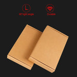 100 hộp giấy Kraft đóng gói vận chuyển, kích thước: Q4, 20x10x4cm, 20x10x4cm