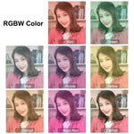 Bộ dụng cụ quay video trực tiếp Vlogging 4 trong 1 PULUZ với giá đỡ video điện thoại thông minh, đèn LED selfie vòng RGBW 4,7 inch 12cm, micro, giá đỡ chân máy bỏ túi và đầu chân máy Cold Shoe, 4 trong 1, Đèn LED vòng RGBW 4 trong 1