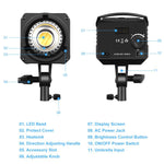 Bộ đèn flash studio chớp PULUZ 120W kèm softbox phản quang & chân đế, bộ đèn hình chữ nhật 120W 2700K-6500K cắm EU, bộ đèn hình chữ nhật 120W 2700K-6500K cắm UK, bộ đèn hình chữ nhật 120W 2700K-6500K cắm US