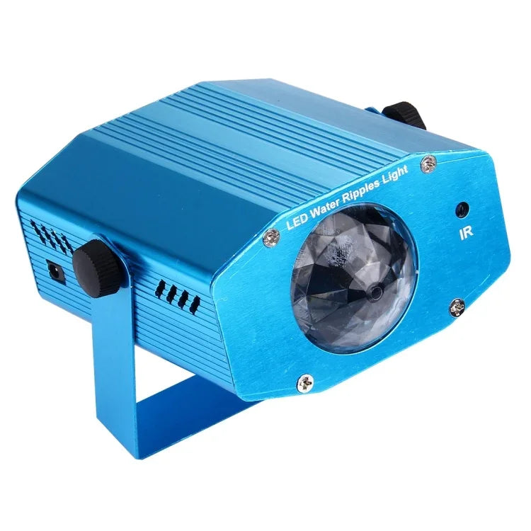 Máy chiếu sóng nước mini RGB 3W x 3 có điều khiển từ xa, phích cắm EU, phích cắm EU