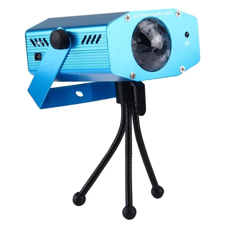 Máy chiếu sóng nước mini RGB 3W x 3 có điều khiển từ xa, phích cắm EU, phích cắm EU