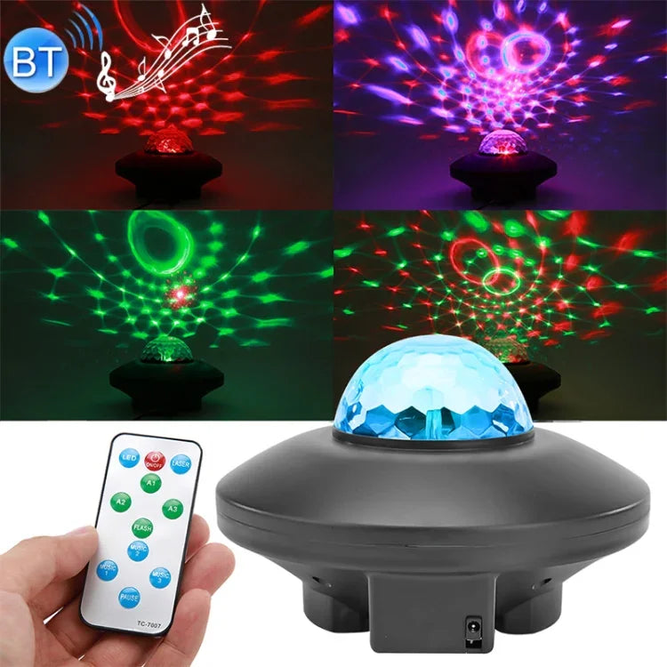 Đèn chiếu sao laser sóng nước Bluetooth 10W