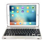 F19B Bao da máy tính bảng gập ngang siêu mỏng ABS + bàn phím Bluetooth cho iPad 9.7 (2017/2018) & iPad Air & Air 2 & iPad Pro 9.7 & iPad mới 9.7 inch (2017)