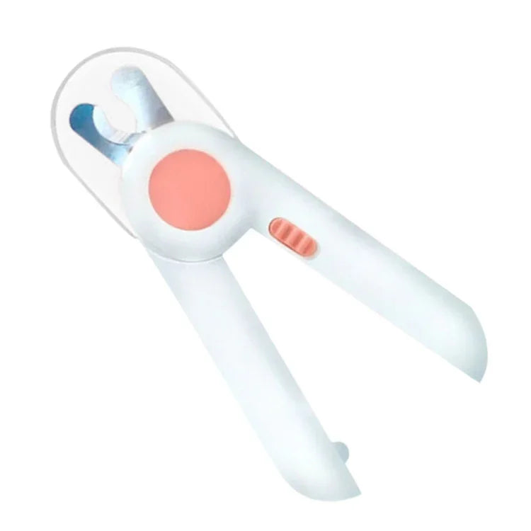 Pet Cat and Dog LED Light Nail Clippers, Pink, Blue