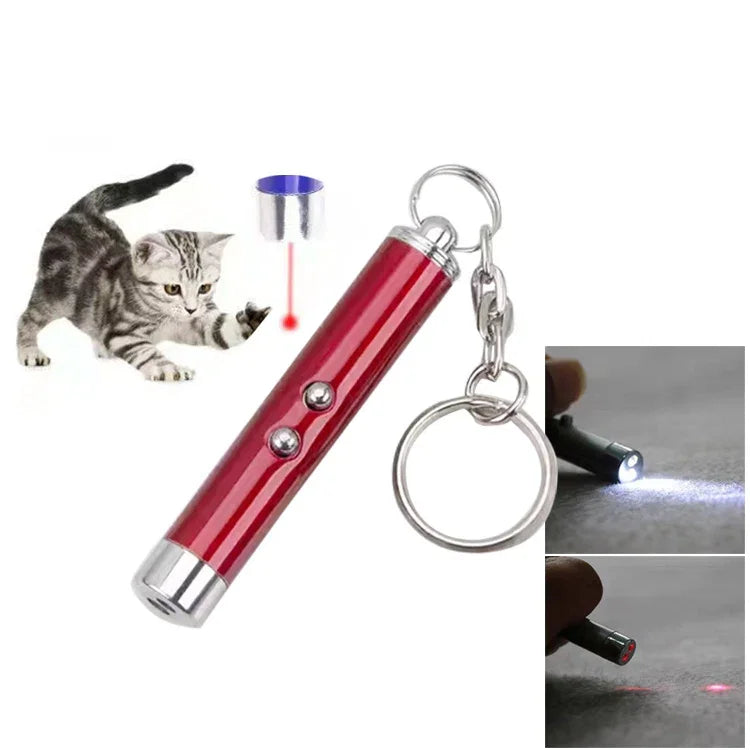 Bút laser mèo vui nhộn điểm đỏ LED