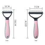 Lược thú cưng Dụng cụ làm đẹp và vệ sinh Lược chó bằng thép không gỉ, Kích thước: 18x7cm, Kích thước: 18x7cm