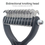 Lược thú cưng Dụng cụ làm đẹp và vệ sinh Lược chó bằng thép không gỉ, Kích thước: 18x7cm, Kích thước: 18x7cm