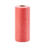 50 tờ khăn rửa không dệt dùng một lần, khăn lau bát đĩa, Đỏ, Cam, Xanh