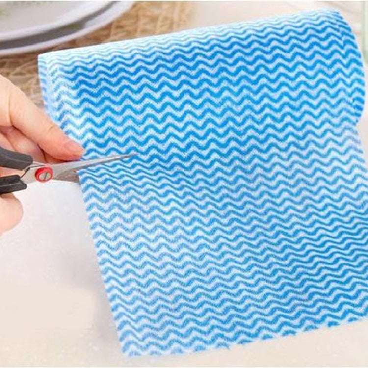 50 tờ khăn rửa không dệt dùng một lần, khăn lau bát đĩa, Đỏ, Cam, Xanh