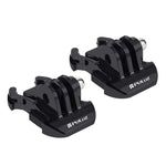 2 Cái Khóa Tháo Nhanh Bề Mặt Ngang PULUZ cho GoPro, Insta360, DJI và Các Camera Thể Thao Khác, Khóa Tháo Nhanh (2 Cái)