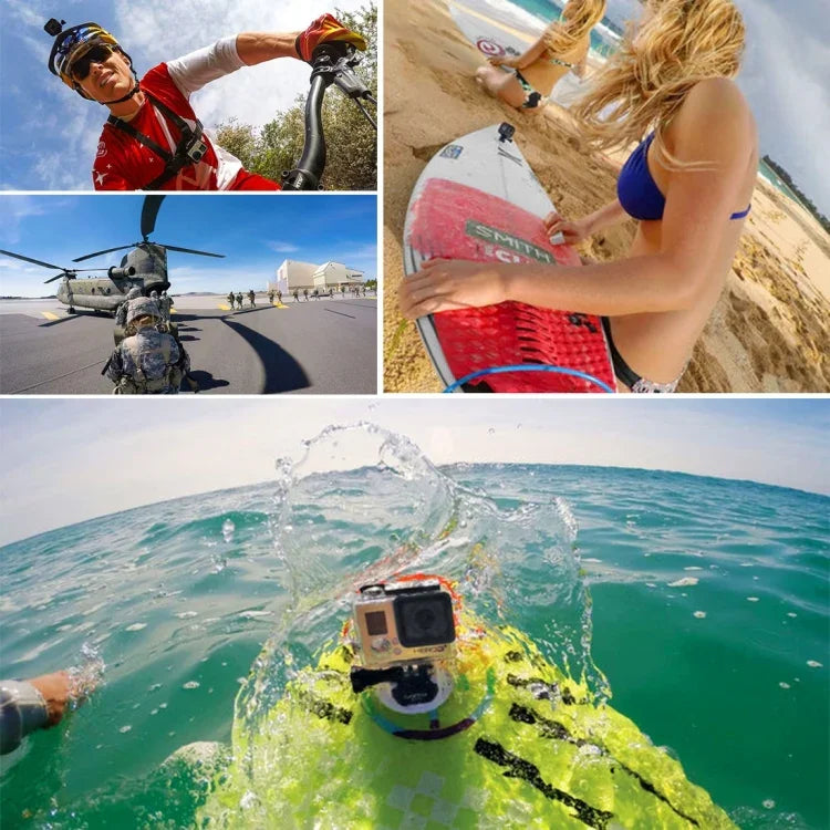 2 Cái Khóa Tháo Nhanh Bề Mặt Ngang PULUZ cho GoPro, Insta360, DJI và Các Camera Thể Thao Khác, Khóa Tháo Nhanh (2 Cái)