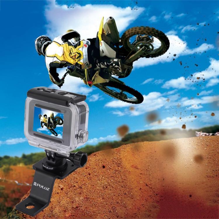Giá đỡ cố định xe máy hợp kim nhôm PULUZ kèm adapter chân máy và ốc vít cho GoPro, Insta360, DJI và các camera hành động khác, Giá đỡ cố định 2 (Đen), Giá đỡ cố định 2 (Bạc), Giá đỡ cố định 2 (Đỏ), Giá đỡ cố định 2 (Xanh dương), Giá đỡ cố định 2 (Vàng)