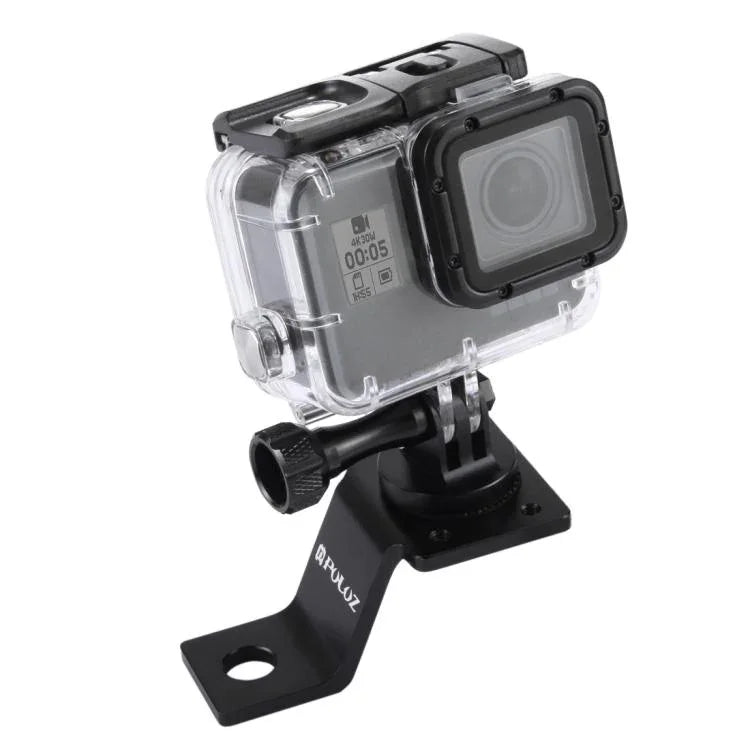 Giá đỡ cố định xe máy hợp kim nhôm PULUZ kèm adapter chân máy và ốc vít cho GoPro, Insta360, DJI và các camera hành động khác, Giá đỡ cố định 2 (Đen), Giá đỡ cố định 2 (Bạc), Giá đỡ cố định 2 (Đỏ), Giá đỡ cố định 2 (Xanh dương), Giá đỡ cố định 2 (Vàng)