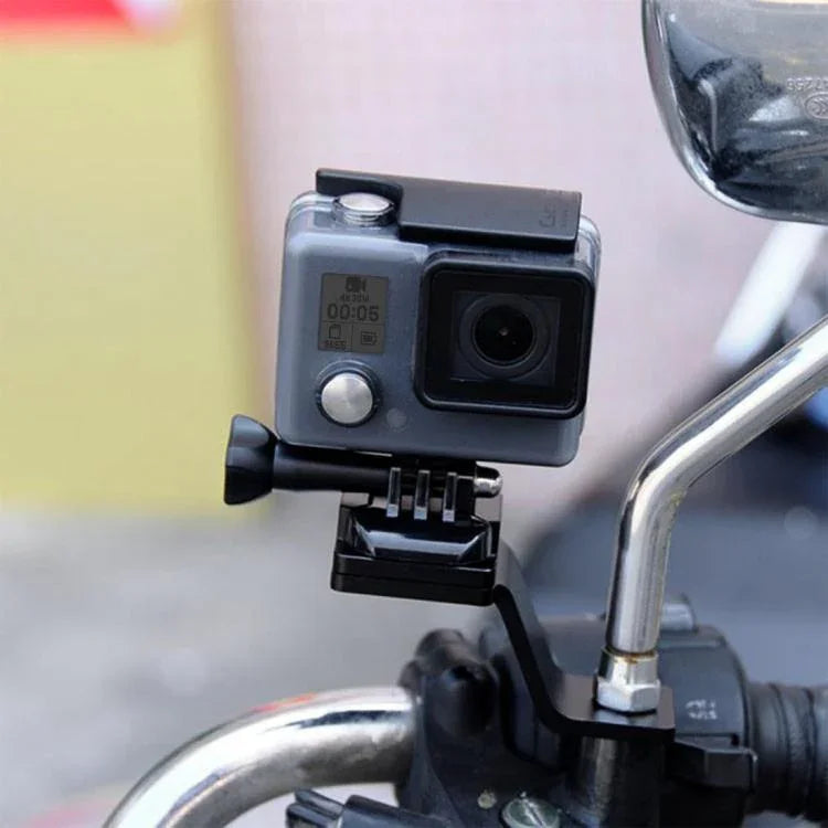 Giá đỡ cố định xe máy hợp kim nhôm PULUZ kèm adapter chân máy và ốc vít cho GoPro, Insta360, DJI và các camera hành động khác, Giá đỡ cố định 2 (Đen), Giá đỡ cố định 2 (Bạc), Giá đỡ cố định 2 (Đỏ), Giá đỡ cố định 2 (Xanh dương), Giá đỡ cố định 2 (Vàng)