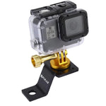 Giá đỡ cố định xe máy hợp kim nhôm PULUZ kèm adapter chân máy và ốc vít cho GoPro, Insta360, DJI và các camera hành động khác, Giá đỡ cố định 2 (Đen), Giá đỡ cố định 2 (Bạc), Giá đỡ cố định 2 (Đỏ), Giá đỡ cố định 2 (Xanh dương), Giá đỡ cố định 2 (Vàng)