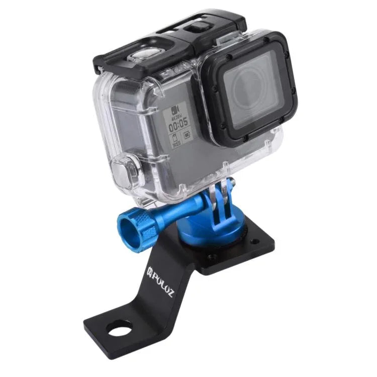 Giá đỡ cố định xe máy hợp kim nhôm PULUZ kèm adapter chân máy và ốc vít cho GoPro, Insta360, DJI và các camera hành động khác, Giá đỡ cố định 2 (Đen), Giá đỡ cố định 2 (Bạc), Giá đỡ cố định 2 (Đỏ), Giá đỡ cố định 2 (Xanh dương), Giá đỡ cố định 2 (Vàng)
