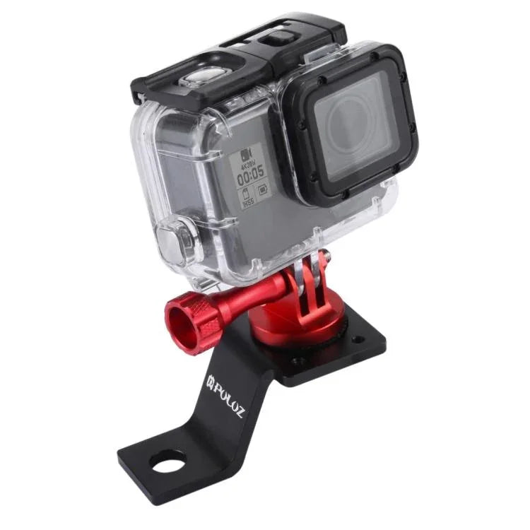 Giá đỡ cố định xe máy hợp kim nhôm PULUZ kèm adapter chân máy và ốc vít cho GoPro, Insta360, DJI và các camera hành động khác, Giá đỡ cố định 2 (Đen), Giá đỡ cố định 2 (Bạc), Giá đỡ cố định 2 (Đỏ), Giá đỡ cố định 2 (Xanh dương), Giá đỡ cố định 2 (Vàng)