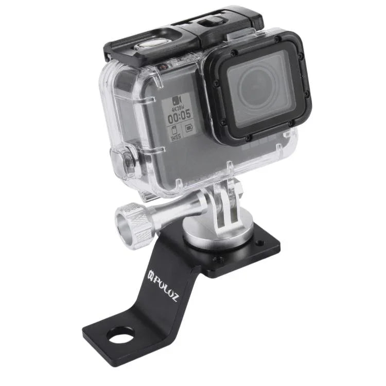 Giá đỡ cố định xe máy hợp kim nhôm PULUZ kèm adapter chân máy và ốc vít cho GoPro, Insta360, DJI và các camera hành động khác, Giá đỡ cố định 2 (Đen), Giá đỡ cố định 2 (Bạc), Giá đỡ cố định 2 (Đỏ), Giá đỡ cố định 2 (Xanh dương), Giá đỡ cố định 2 (Vàng)