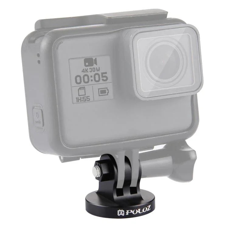 Bộ chuyển đổi CNC gắn chân máy ốc 1/4 inch PULUZ cho GoPro, Insta360, DJI và các máy quay hành động khác, lỗ ốc 1/4 inch (đen), lỗ ốc 1/4 inch (vàng), lỗ ốc 1/4 inch (xanh dương), lỗ ốc 1/4 inch (đỏ)