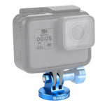 Bộ chuyển đổi CNC gắn chân máy ốc 1/4 inch PULUZ cho GoPro, Insta360, DJI và các máy quay hành động khác, lỗ ốc 1/4 inch (đen), lỗ ốc 1/4 inch (vàng), lỗ ốc 1/4 inch (xanh dương), lỗ ốc 1/4 inch (đỏ)