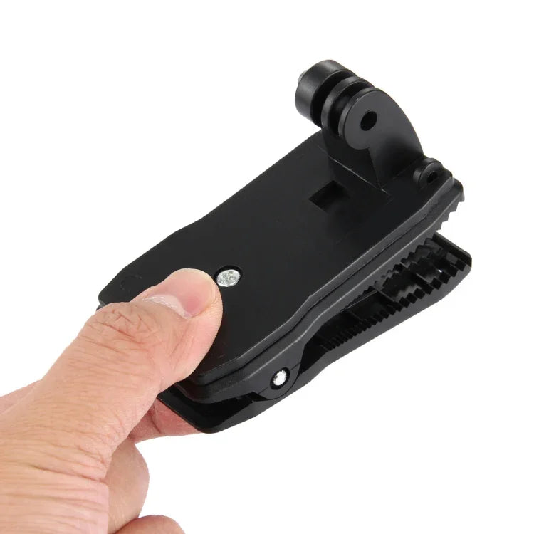 Giá kẹp tháo nhanh xoay 360 độ PULUZ gắn mũ ba lô cho GoPro, Insta360, DJI và các máy quay hành động khác, giá gắn mũ