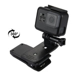 Giá kẹp tháo nhanh xoay 360 độ PULUZ gắn mũ ba lô cho GoPro, Insta360, DJI và các máy quay hành động khác, giá gắn mũ