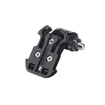 Giá gắn móc J dọc bề mặt đen PULUZ cho máy quay thể thao PULUZ, giá kẹp linh hoạt Jaws cho GoPro, Insta360, DJI và các máy quay hành động khác, giá gắn móc J
