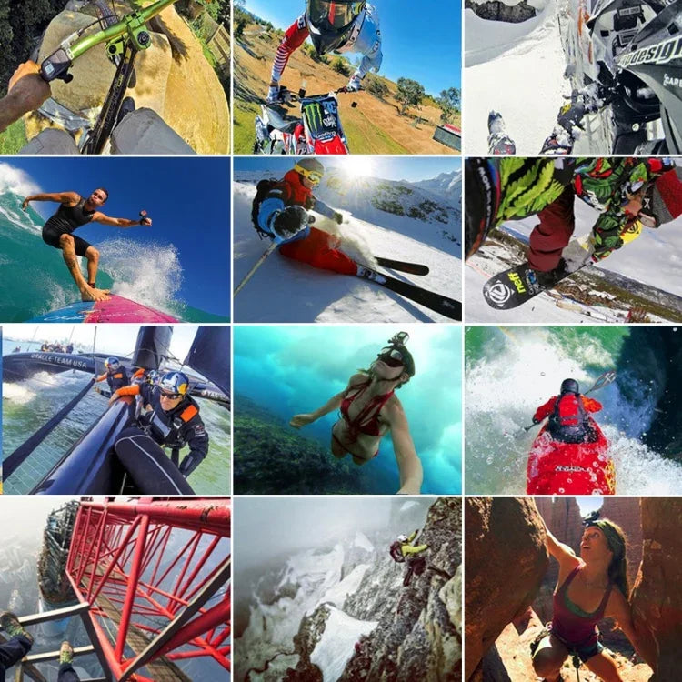 Giá gắn móc J dọc bề mặt đen PULUZ cho máy quay thể thao PULUZ, giá kẹp linh hoạt Jaws cho GoPro, Insta360, DJI và các máy quay hành động khác, giá gắn móc J