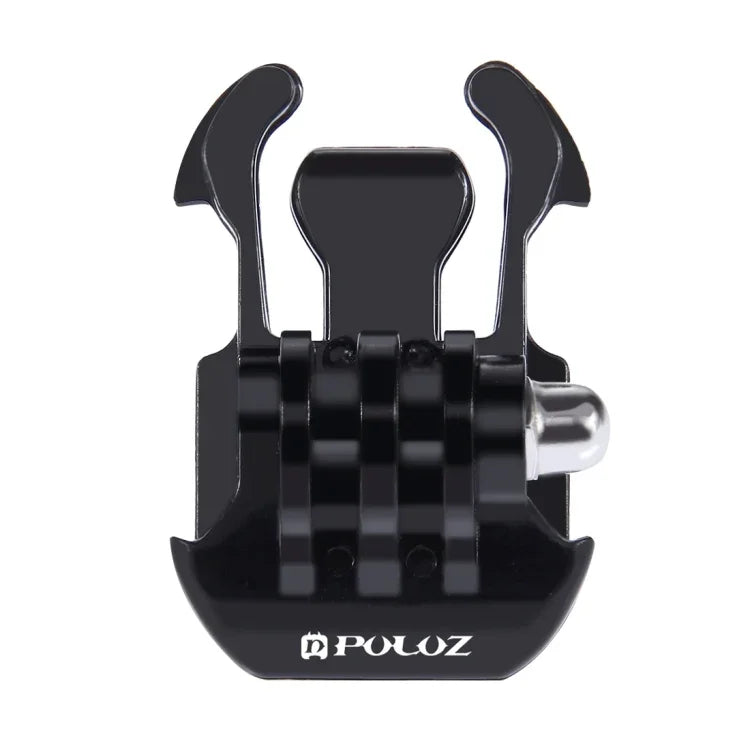 Khóa tháo nhanh bề mặt ngang PULUZ cho máy quay thể thao PULUZ, giá kẹp linh hoạt Jaws cho GoPro, Insta360, DJI và các máy quay hành động khác, khóa tháo nhanh