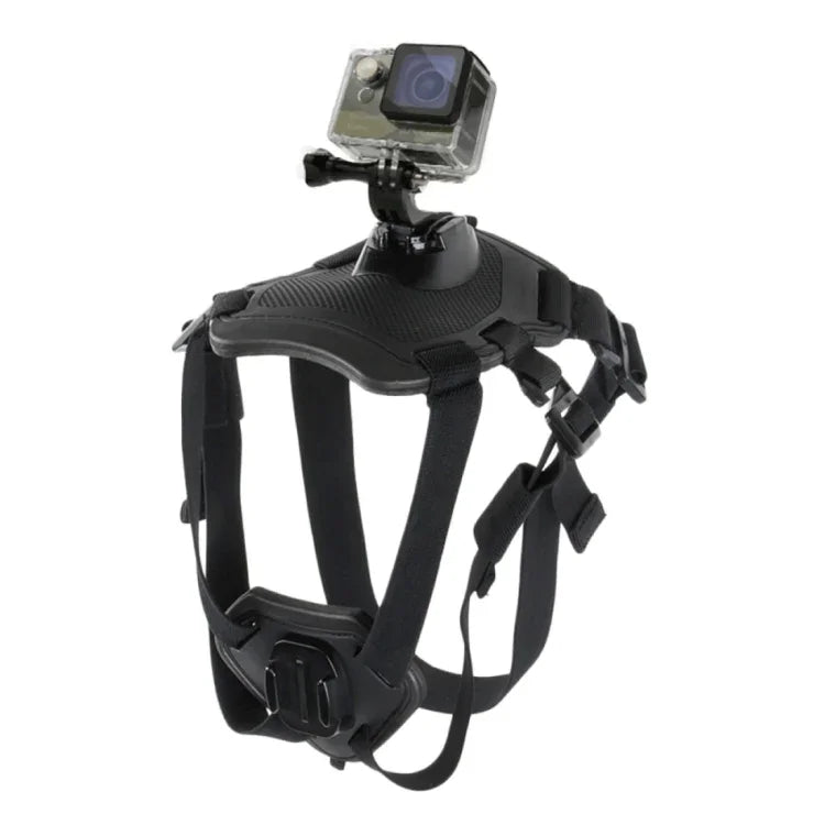 Dây Đeo Ngực Điều Chỉnh Hình Chó Kéo PULUZ Cho GoPro, Insta360, DJI Và Các Máy Ảnh Hành Động Khác, Dây Đeo Ngực Chó