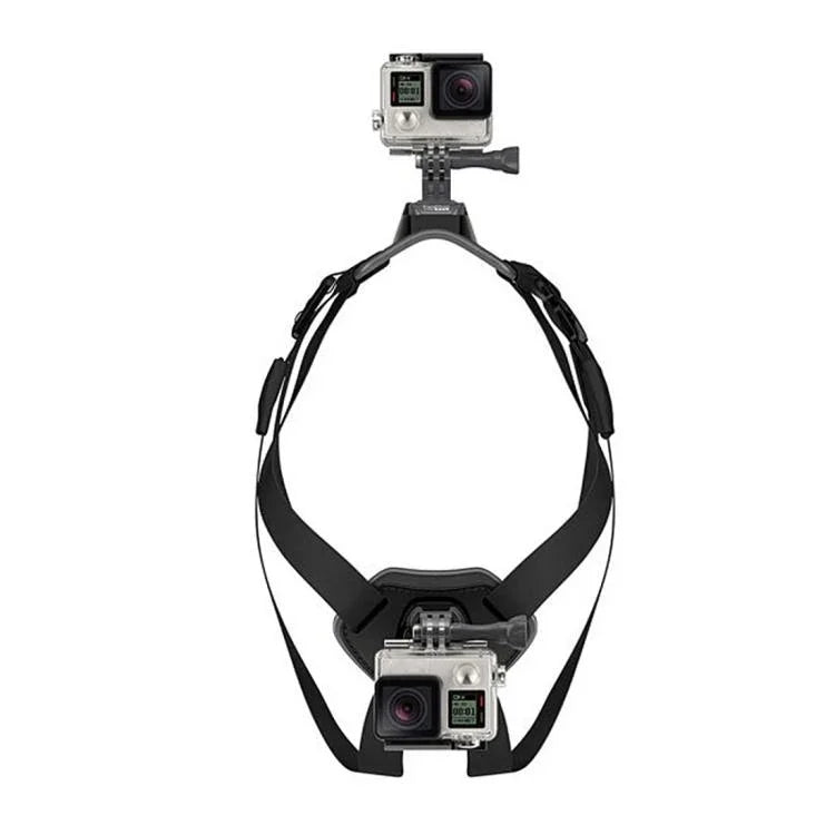 Dây Đeo Ngực Điều Chỉnh Hình Chó Kéo PULUZ Cho GoPro, Insta360, DJI Và Các Máy Ảnh Hành Động Khác, Dây Đeo Ngực Chó