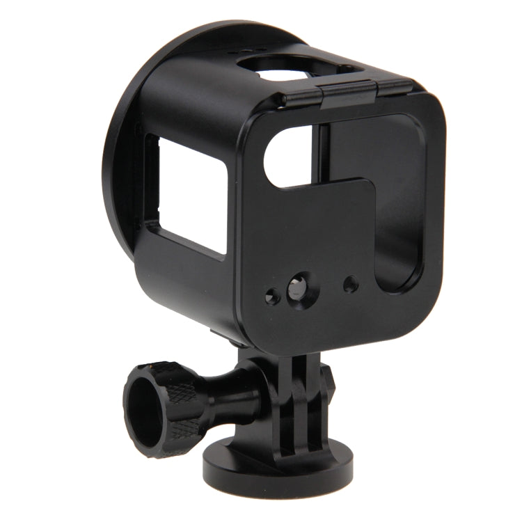 Bộ vỏ bảo vệ CNC hợp kim nhôm PULUZ kèm cờ lê kim loại, nắp ống kính, ốc vít và adapter chân máy cho GoPro HERO5 Session /HERO4 Session /HERO Session, dành cho HERO4 Session