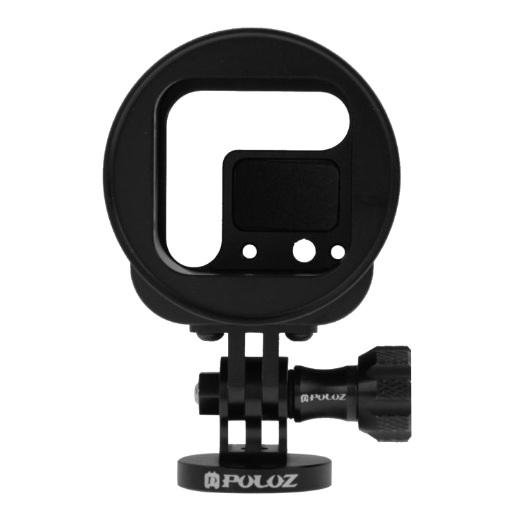 Bộ vỏ bảo vệ CNC hợp kim nhôm PULUZ kèm cờ lê kim loại, nắp ống kính, ốc vít và adapter chân máy cho GoPro HERO5 Session /HERO4 Session /HERO Session, dành cho HERO4 Session