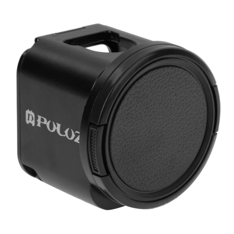Bộ vỏ bảo vệ CNC hợp kim nhôm PULUZ kèm cờ lê kim loại, nắp ống kính, ốc vít và adapter chân máy cho GoPro HERO5 Session /HERO4 Session /HERO Session, dành cho HERO4 Session