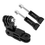 Cánh Tay Xoay 3 Chiều Điều Chỉnh PULUZ Kèm 2 Ốc Vít Dài Cho Giá Kẹp Jaws Flex Gắn Máy Ảnh Thể Thao PULUZ Cho GoPro, Insta360, DJI Và Các Máy Ảnh Hành Động Khác, Cánh Tay Xoay 3 Chiều + 2 Ốc Vít Dài