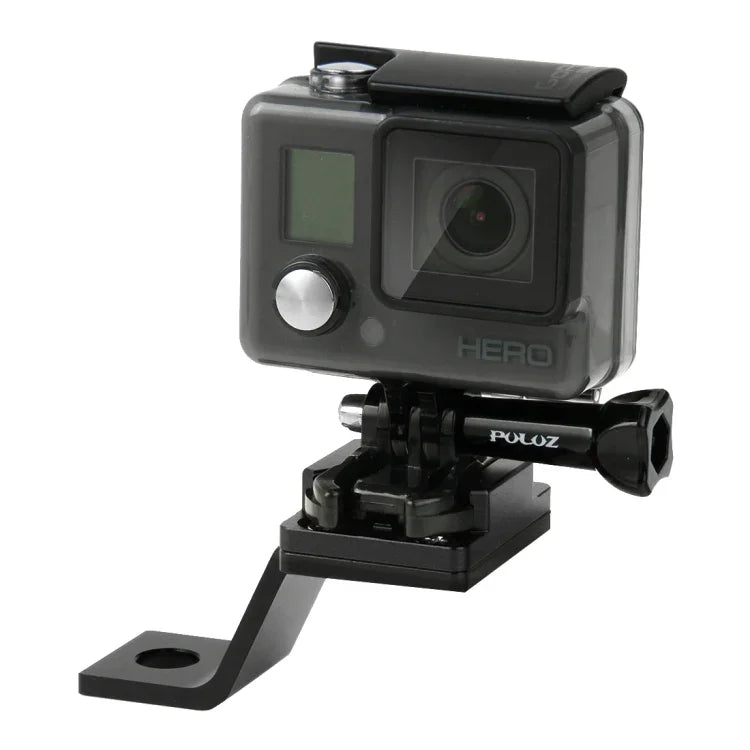 Giá đỡ kim loại cố định cho xe máy PULUZ cho GoPro, Insta360, DJI và các máy quay hành động khác, giá cố định 1 (Đen), giá cố định 1 (Bạc), giá cố định 1 (Đỏ), giá cố định 1 (Xanh), giá cố định 1 (Vàng)