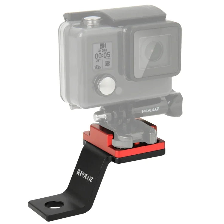 Giá đỡ kim loại cố định cho xe máy PULUZ cho GoPro, Insta360, DJI và các máy quay hành động khác, giá cố định 1 (Đen), giá cố định 1 (Bạc), giá cố định 1 (Đỏ), giá cố định 1 (Xanh), giá cố định 1 (Vàng)