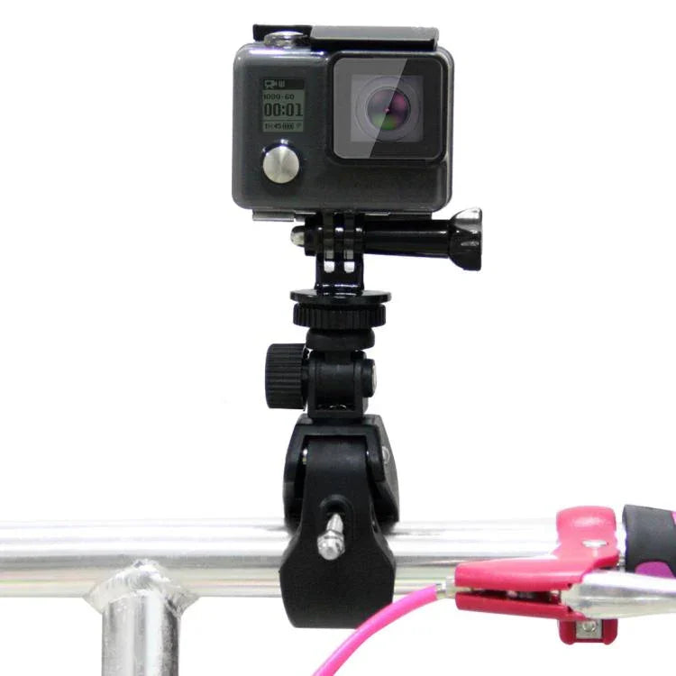 Giá đỡ tay lái xe máy xe đạp PULUZ kèm giá đỡ chân máy và ốc vít cho GoPro, Insta360, DJI và các máy quay hành động khác, giá đỡ kéo dài