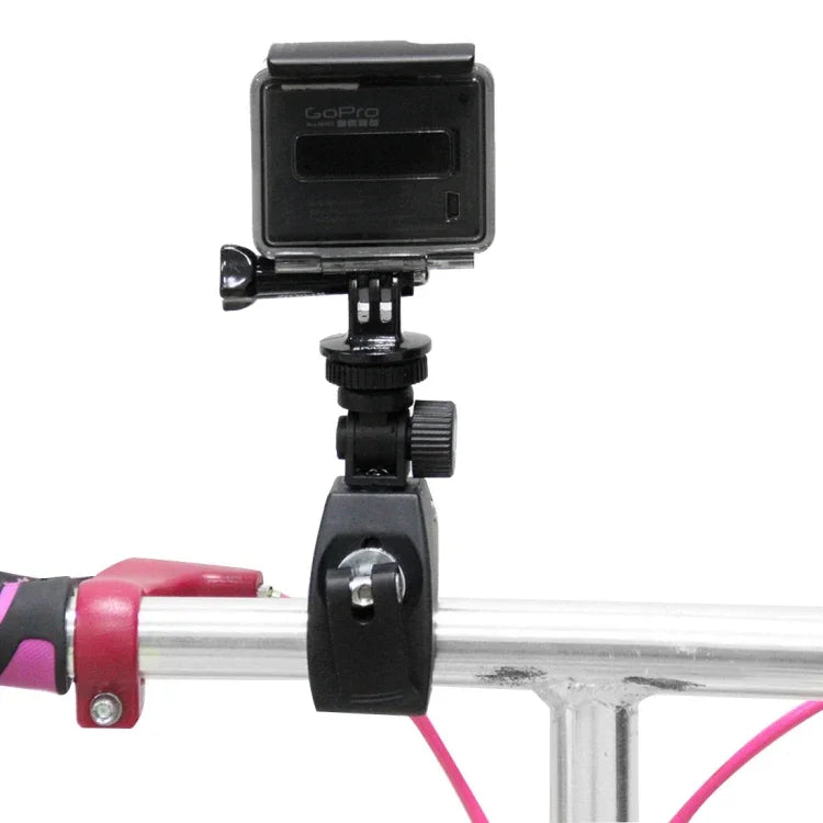 Giá đỡ tay lái xe máy xe đạp PULUZ kèm giá đỡ chân máy và ốc vít cho GoPro, Insta360, DJI và các máy quay hành động khác, giá đỡ kéo dài