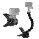 Giá Kẹp Linh Hoạt Jaws Cho Máy Quay Thể Thao Hành Động PULUZ Cho GoPro, Insta360, DJI và Các Máy Quay Hành Động Khác, Giá Gắn Jaws
