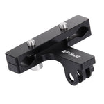 Giá đỡ đệm yên xe đạp hợp kim nhôm PULUZ cho GoPro, Insta360, DJI và các máy quay hành động khác, giá đỡ yên
