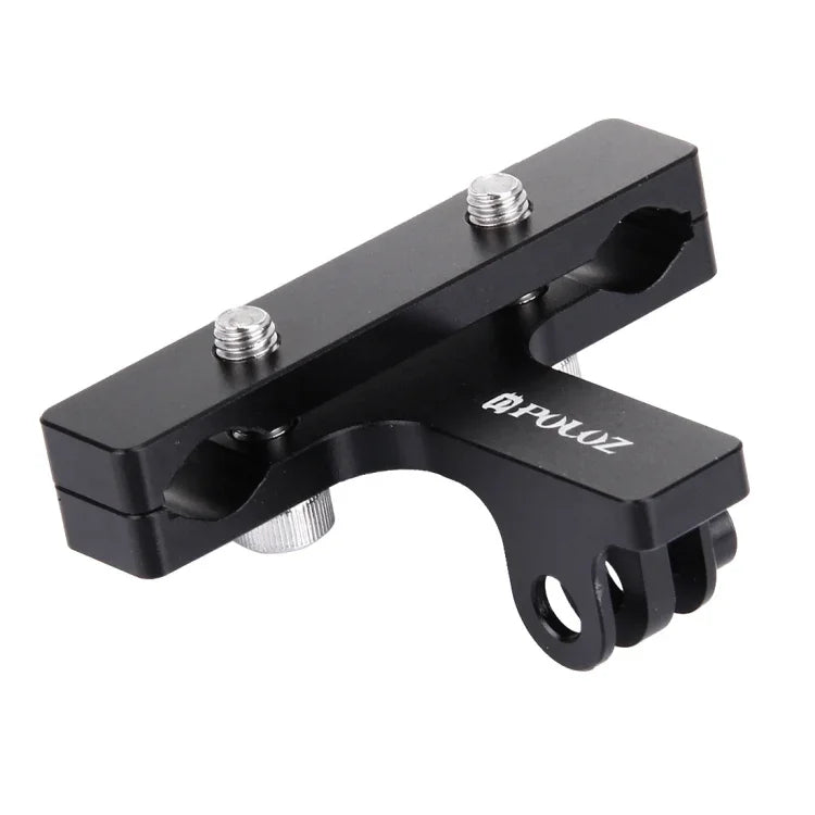 Giá đỡ đệm yên xe đạp hợp kim nhôm PULUZ cho GoPro, Insta360, DJI và các máy quay hành động khác, giá đỡ yên
