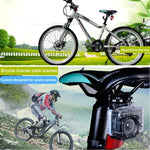 Giá đỡ đệm yên xe đạp hợp kim nhôm PULUZ cho GoPro, Insta360, DJI và các máy quay hành động khác, giá đỡ yên