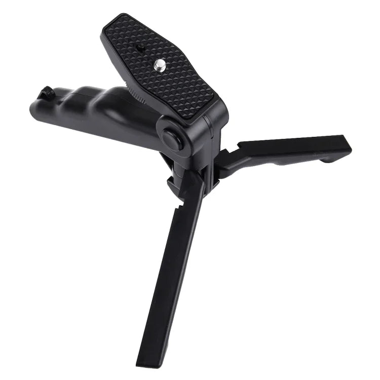 Giá đỡ chân máy gấp PULUZ với adapter & ốc vít cho GoPro, Insta360, DJI và các máy quay hành động khác, Tải trọng tối đa: 2kg