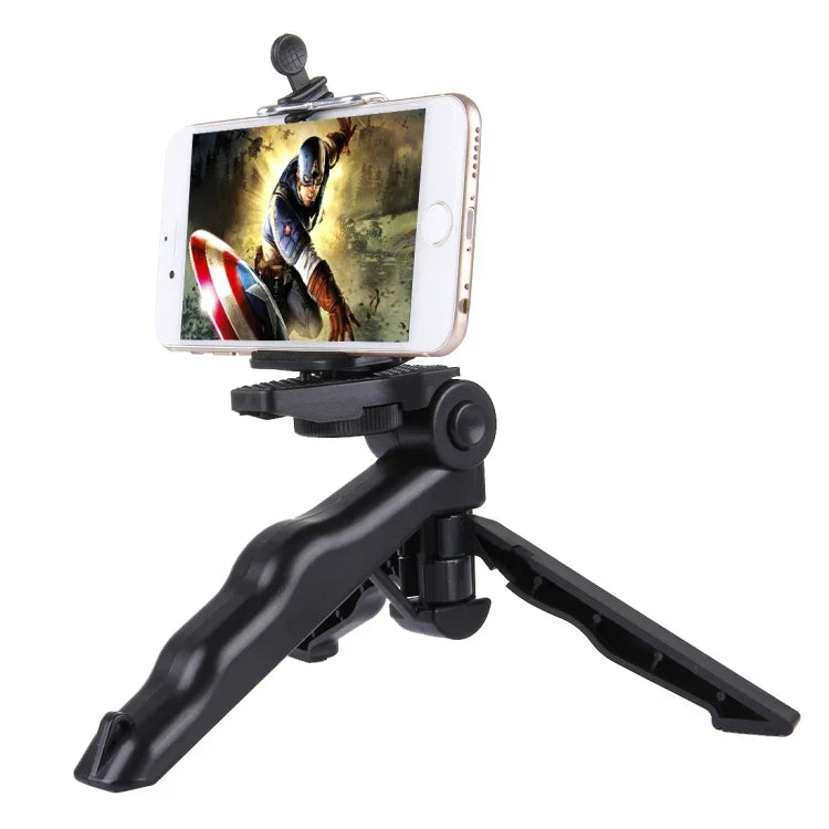 Giá đỡ chân máy gấp PULUZ với adapter & ốc vít cho GoPro, Insta360, DJI và các máy quay hành động khác, Tải trọng tối đa: 2kg