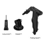 Giá đỡ chân máy gấp PULUZ với adapter & ốc vít cho GoPro, Insta360, DJI và các máy quay hành động khác, Tải trọng tối đa: 2kg