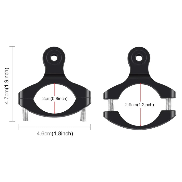 Adapter tay lái xe đạp PULUZ bằng nhôm cho GoPro, Insta360, DJI và các máy quay hành động khác, Giá đỡ bằng nhôm
