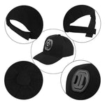 Mũ bóng chày PULUZ với móc J-Hook & ốc vít cho GoPro, DJI OSMO Action và các máy quay hành động khác, Mũ bóng chày màu đen, Mũ bóng chày màu đỏ, Mũ bóng chày màu xanh đậm