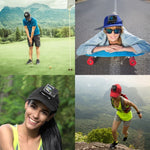 Mũ bóng chày PULUZ với móc J-Hook & ốc vít cho GoPro, DJI OSMO Action và các máy quay hành động khác, Mũ bóng chày màu đen, Mũ bóng chày màu đỏ, Mũ bóng chày màu xanh đậm